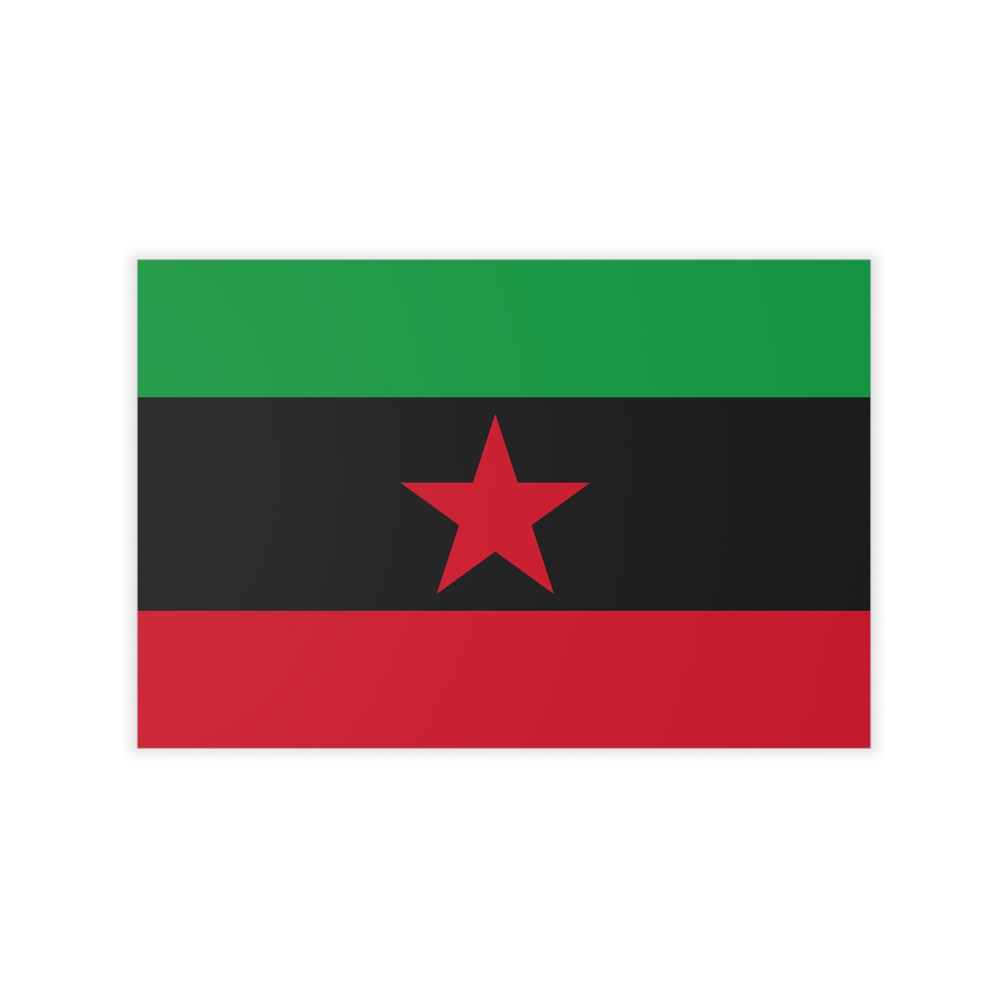 DayZ Inspired Movement of the Red Star Chernarussian Flag - Wall Decal