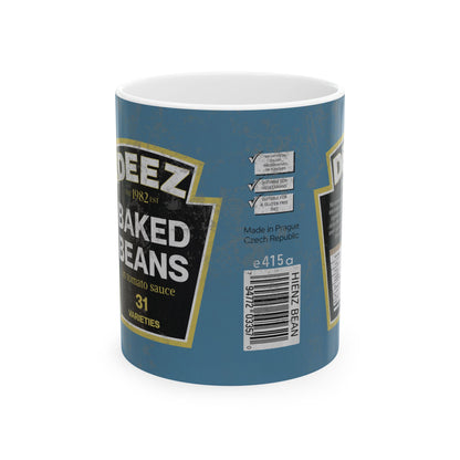 DayZ Inspired DEEZ Baked Beans Ceramic Coffee Mug