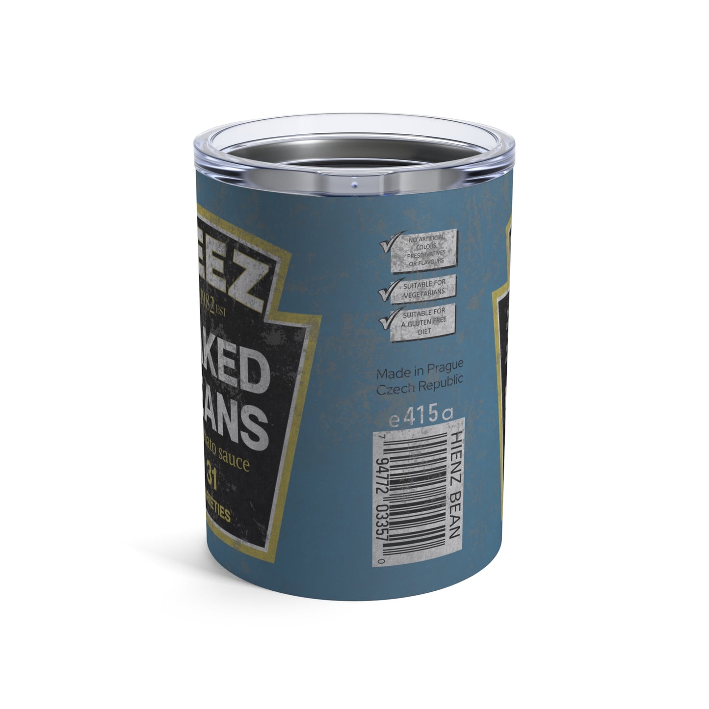 DayZ Inspired DEEZ Baked Beans 10 OZ Tumbler with Lid