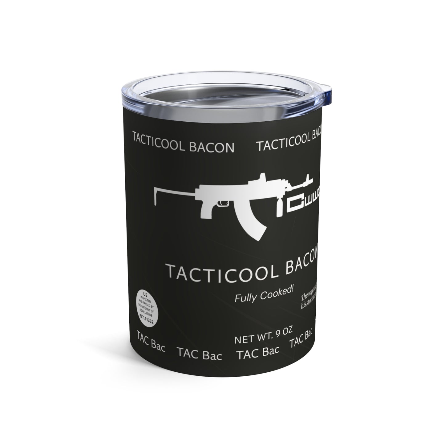 DayZ Inspired Tacticool Bacon 10oz Insulated Tumbler