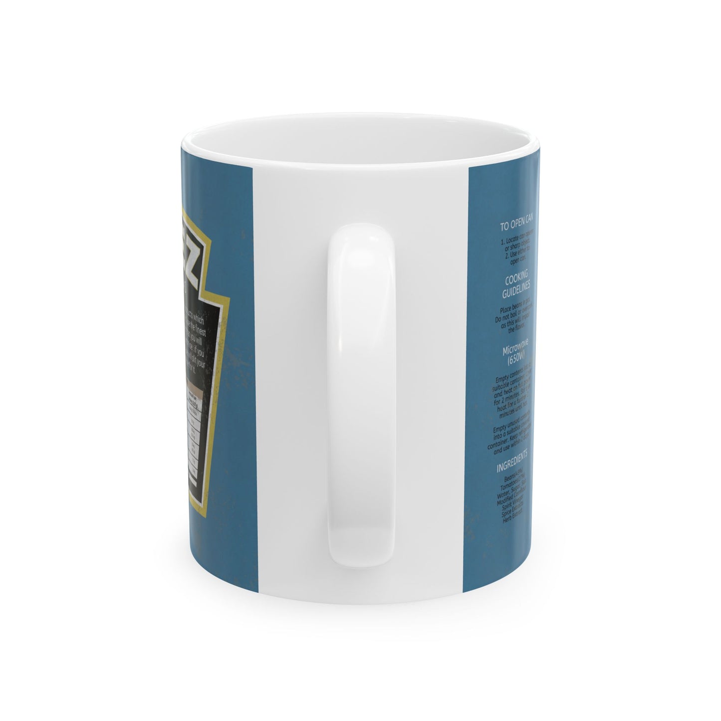 DayZ Inspired DEEZ Baked Beans Ceramic Coffee Mug