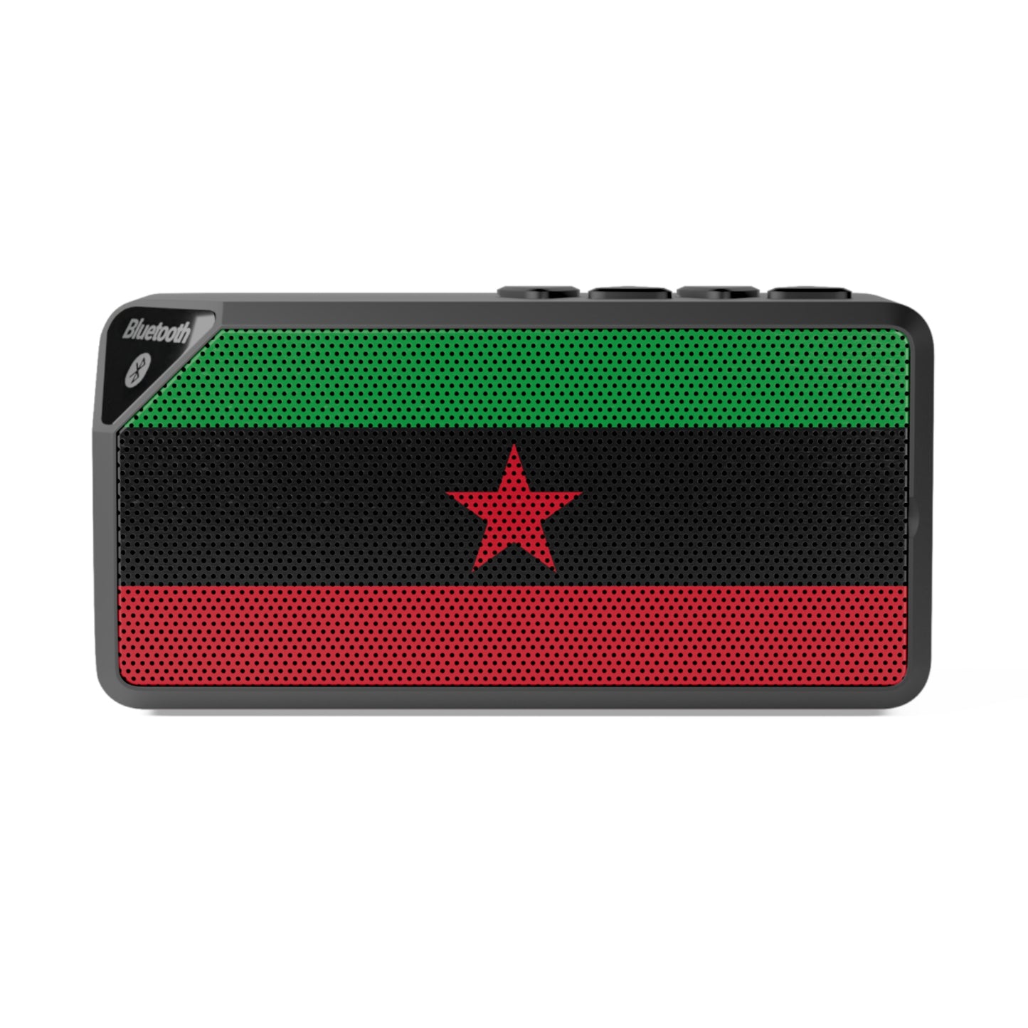 DayZ Inspired Chernarussian Movement of the Red Star Flag Portable Bluetooth Speaker