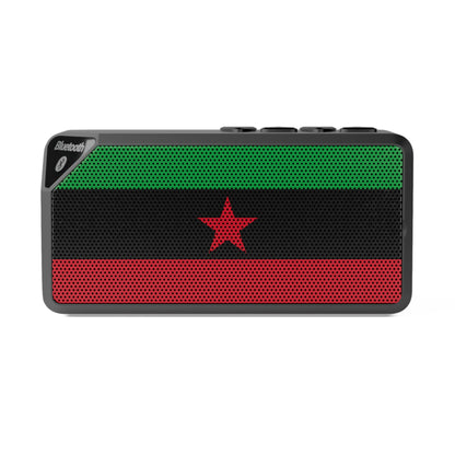 DayZ Inspired Chernarussian Movement of the Red Star Flag Portable Bluetooth Speaker