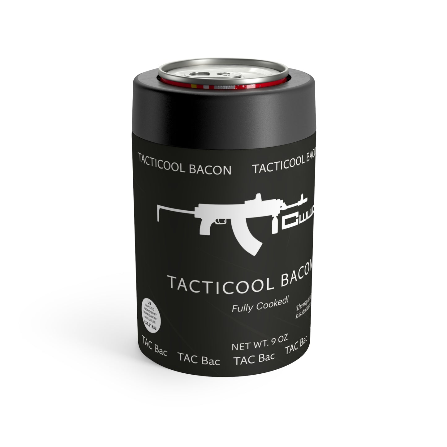 DayZ Inspired Tacticool Bacon Insulated Beverage Holder - Sleeve