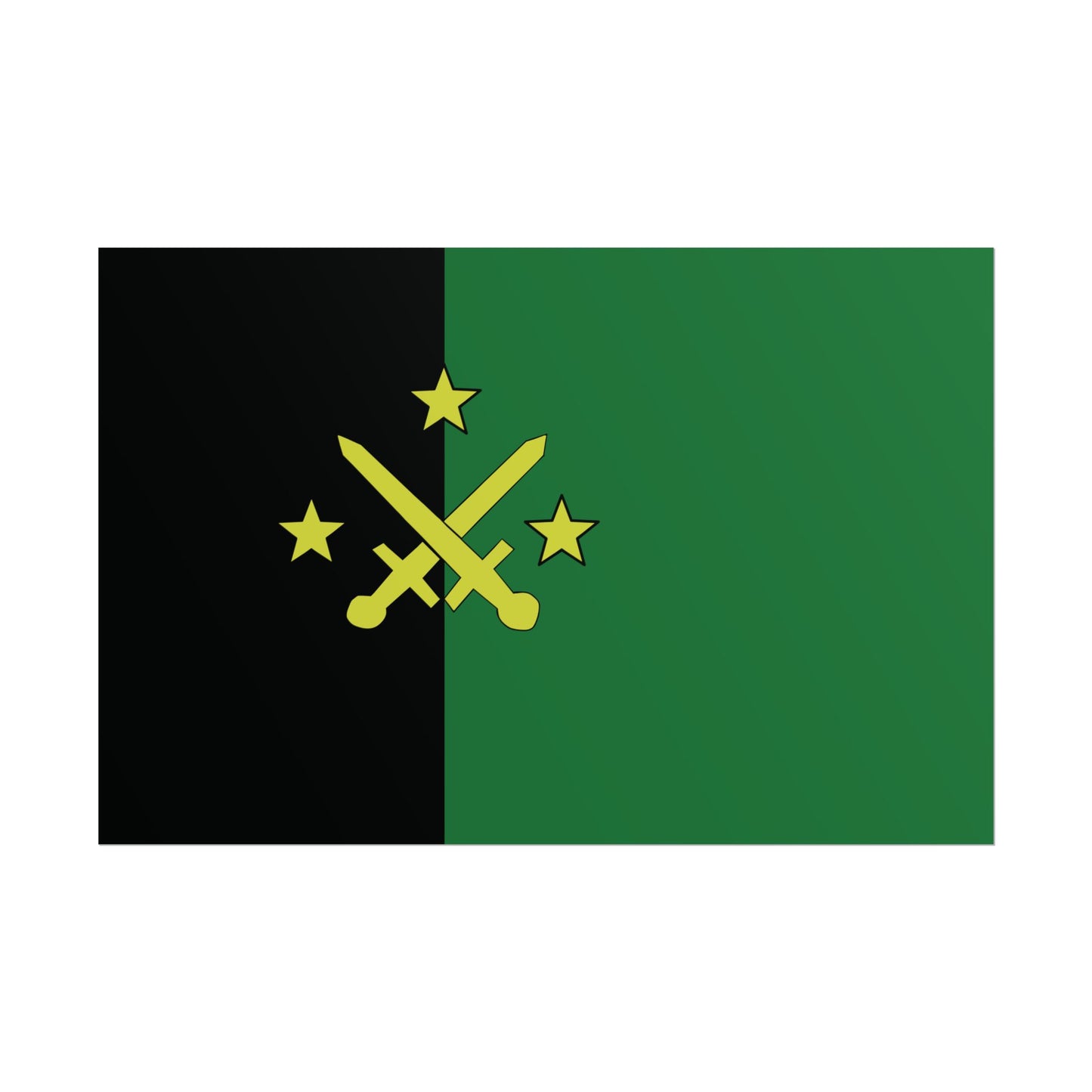 DayZ Inspired National Party NAPA Flag Rolled Poster