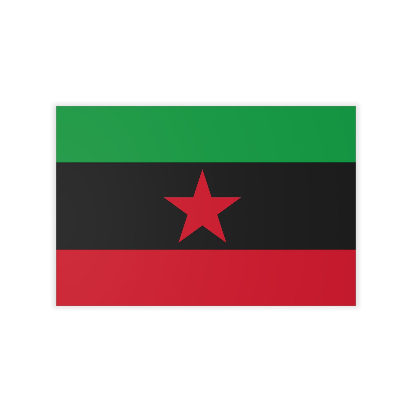 DayZ Inspired Movement of the Red Star Chernarussian Flag - Wall Decal
