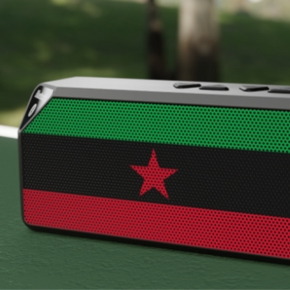 DayZ Inspired Chernarussian Movement of the Red Star Flag Portable Bluetooth Speaker