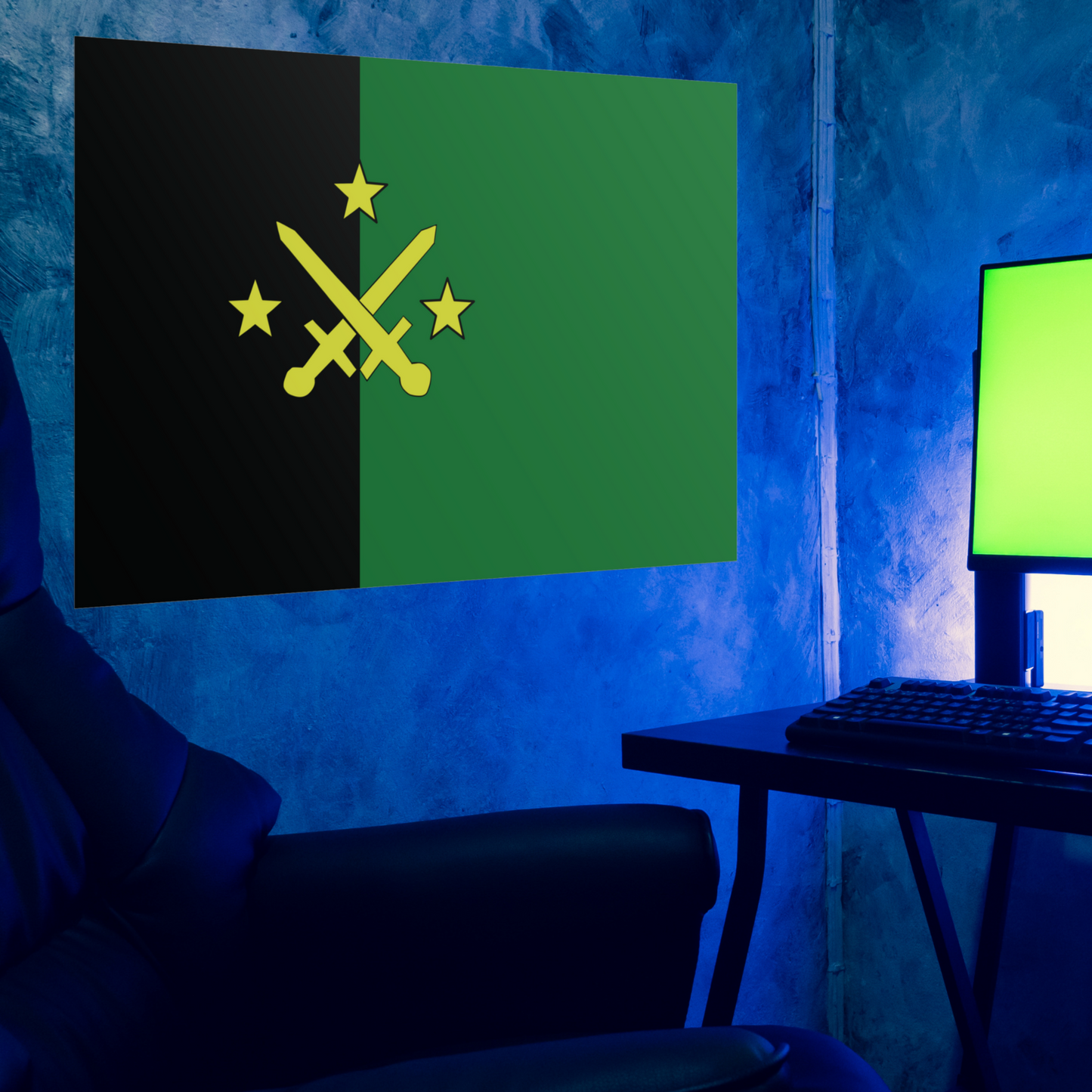 DayZ Inspired National Party NAPA Flag Rolled Poster