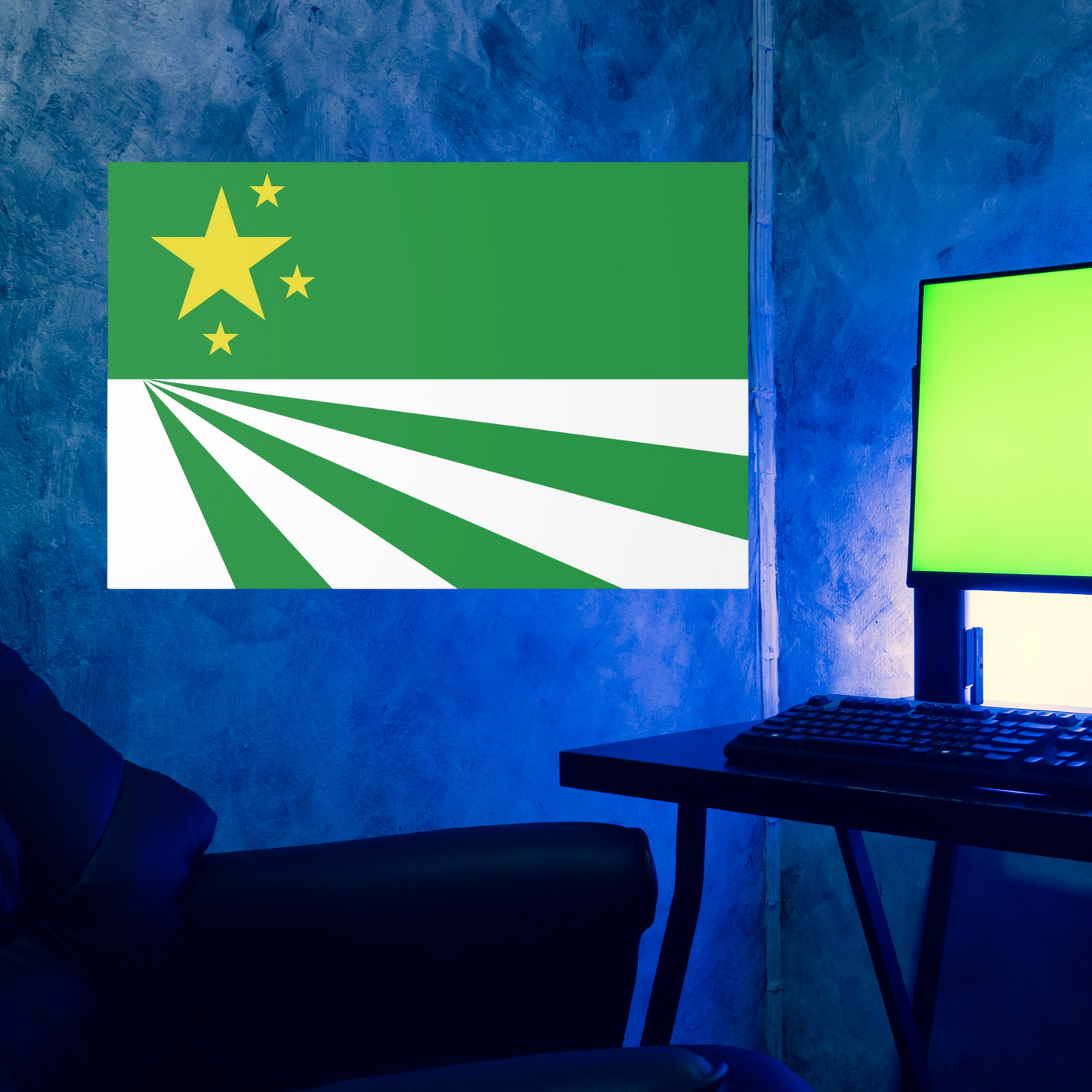 DayZ Inspired Republic of Chernarus Flag Wall Decal