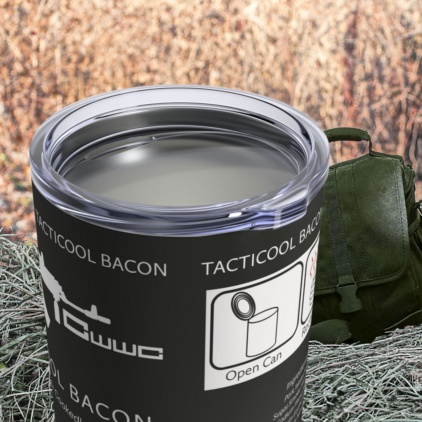 DayZ Inspired Tacticool Bacon 10oz Insulated Tumbler