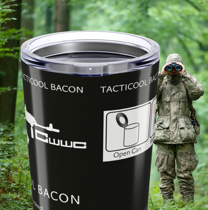 DayZ Inspired Tacticool Bacon 20oz Insulated Tumbler