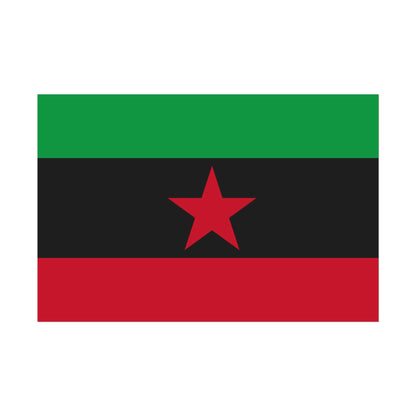 DayZ Inspired Movement of the Red Star Chernarussian Flag Poster