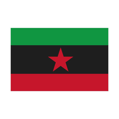 DayZ Inspired Movement of the Red Star Chernarussian Flag Poster