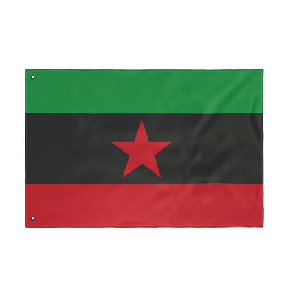 DayZ Inspired Movement of the Red Star Chernarussian Double Sided Flag