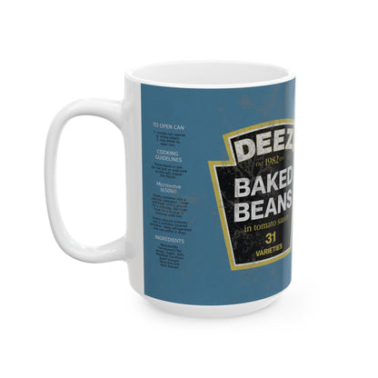 DayZ Inspired DEEZ Baked Beans Ceramic Coffee Mug