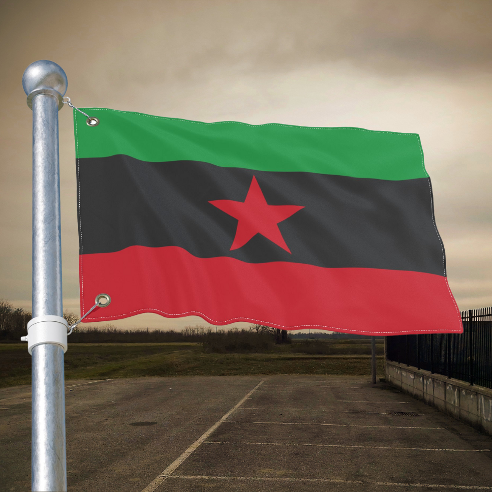 DayZ Inspired Movement of the Red Star Chernarussian Double Sided Flag