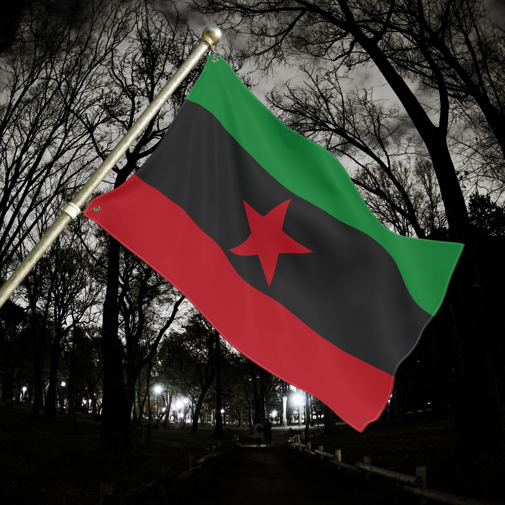DayZ Inspired Movement of the Red Star Chernarussian Double Sided Flag