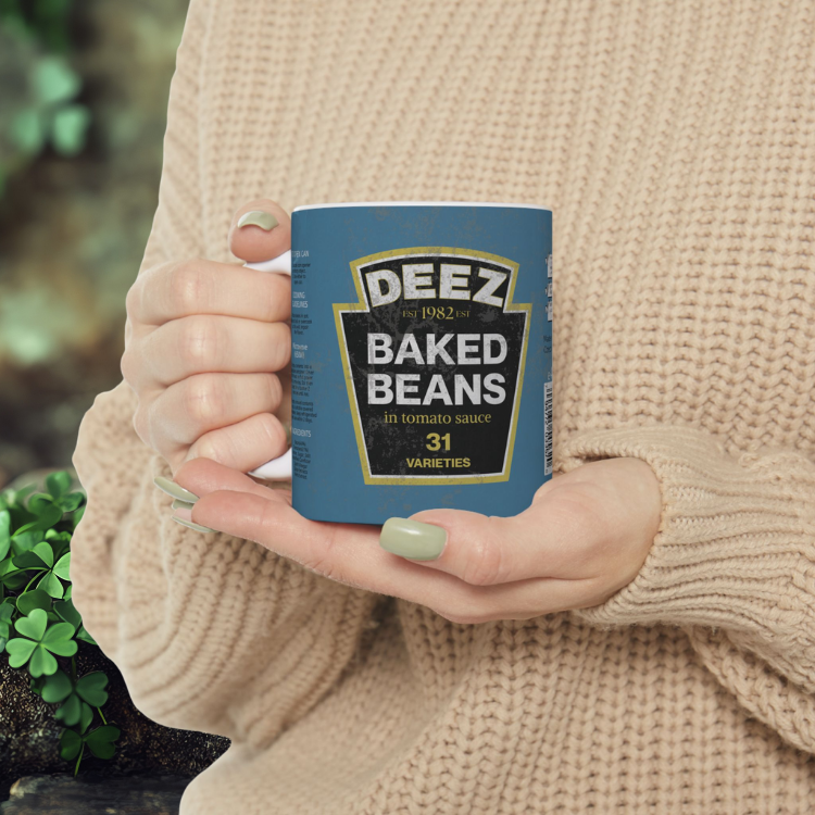 DayZ Inspired DEEZ Baked Beans Ceramic Coffee Mug