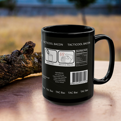 DayZ Inspired Tacticool Bacon Ceramic Coffee Mug