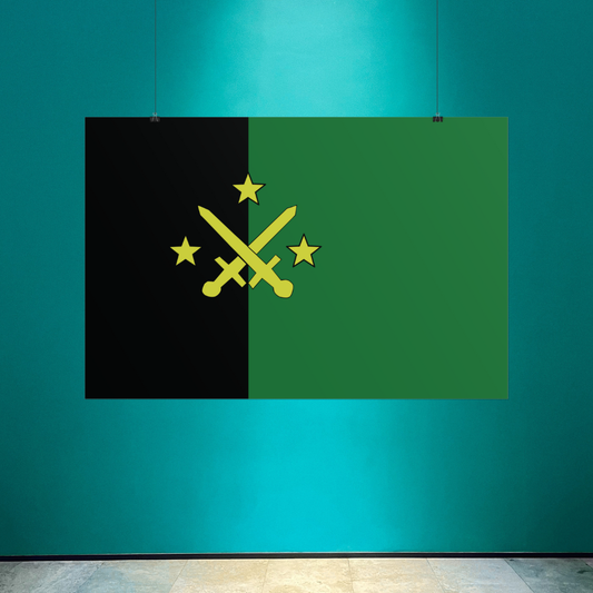 DayZ Inspired National Party NAPA Flag Rolled Poster